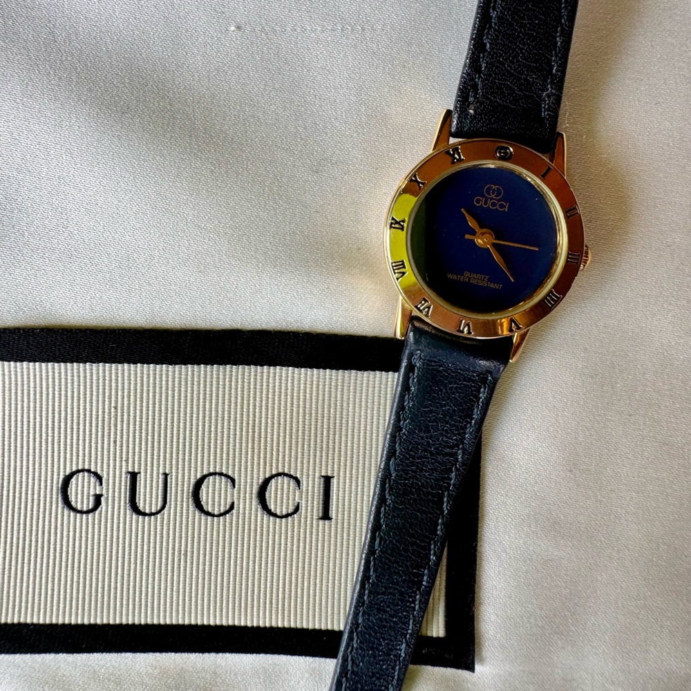 Vintage Gucci 3000L Series Gold-Tone Watch
